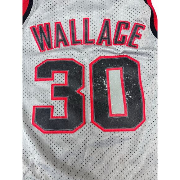 Vintage Nike Rasheed Wallace Portlant Trail Blazers #30 Jersey Y2K 1990s Medium - Picture 8 of 12